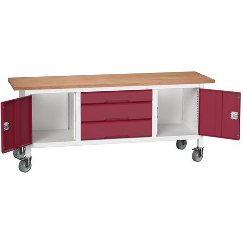 Bott 1 Etabli Monobloc Roulant Verso 2000 X 600 M32 - Bott