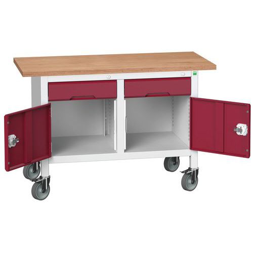 Bott 1 Etabli Monobloc Roulant Verso1250x600 M2 - Bott