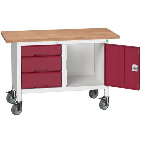 Bott 1 Etabli Monobloc Roulant Verso1250x600 M4 - Bott