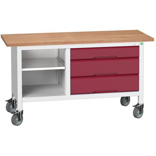 Bott 1 Etabli Monobloc Roulant Verso1500x600 M13 - Bott