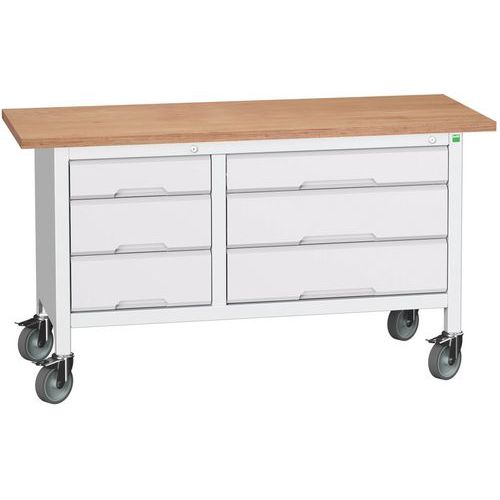 Bott 1 Etabli Monobloc Roulant Verso1500x600 M15 - Bott