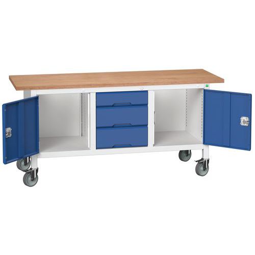 Bott 1 Etabli Monobloc Roulant Verso1750x600 M22 - Bott