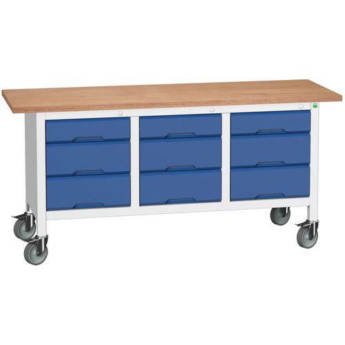 Bott 1 Etabli Monobloc Roulant Verso1750x600 M23 - Bott