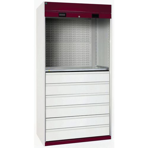 Bott 1 Armoire Lourde à Porte à Rideaux Cubio_bott