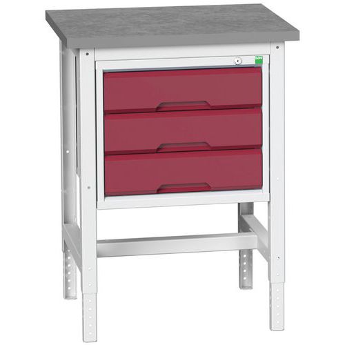 Bott 1 Desserte Hauteur Réglable Avec Tiroir Verso - Bott