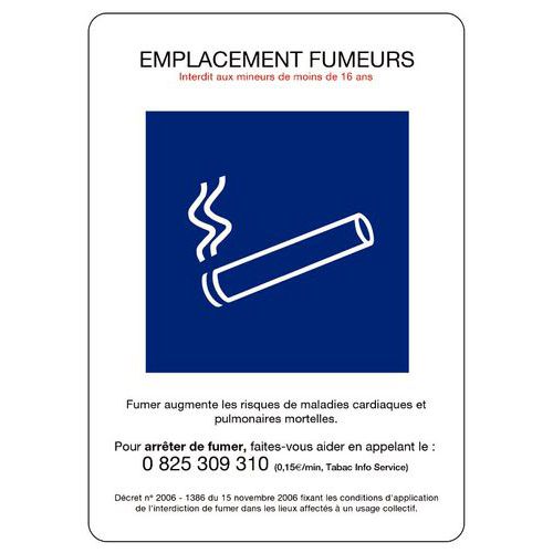 Pictogramme Zone fumeur - A4 Pictogramme Zone fumeur - A4