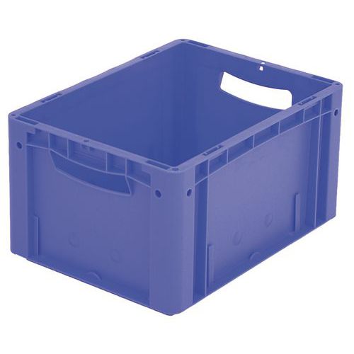 Bac 20l Fond+parois Pleines Bleu 400x300x22 0mm