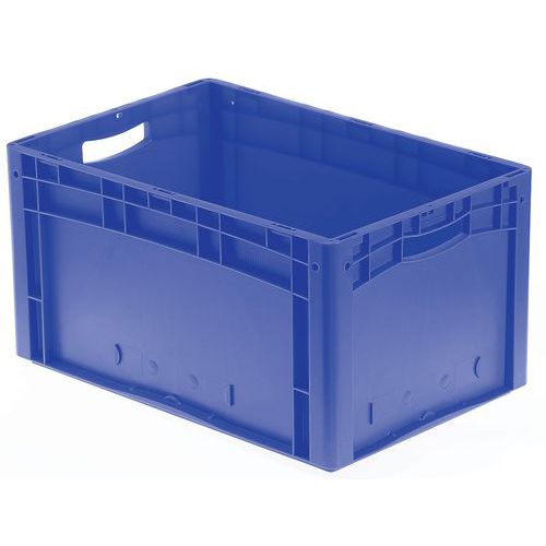 Bac 68l Parois Pleines Bleu 600x400x32 0mm