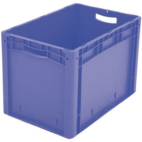 Bac 85l Fond+parois Pleins Bleu 600x400x42 0mm