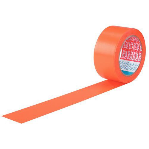 Tesa 6 Ruban Adhésif Pvc Orange Pour Bâtiment - 4843 - Tesa