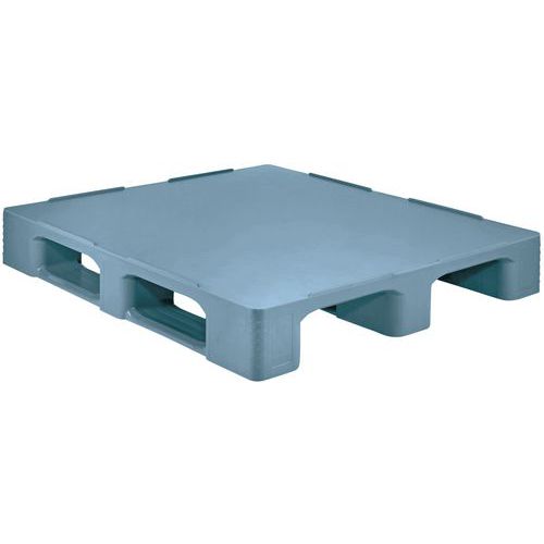 Palette Plastique Alimentaire Lourde 3 Semelles 800x1200x160mm