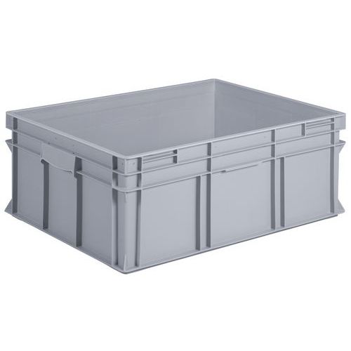 Bac 134l Parois Pleines Gris Lxlxh = 80 0x600x320mm
