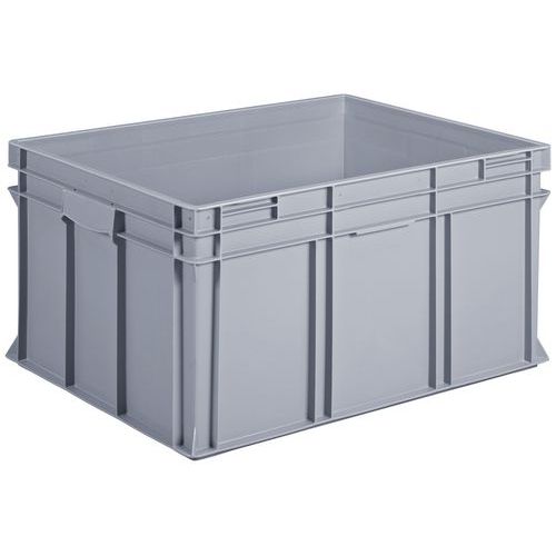 Bac 175l Parois Pleines Gris Lxlxh = 80 0x600x425mm