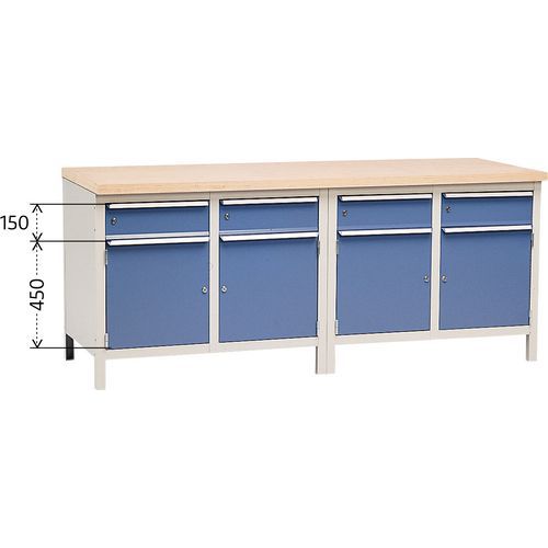 Etabli+plateau Mulitiplis 2000mm