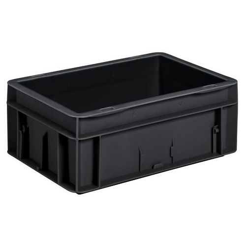 UTZ - Bac antistatique 400x300x120mm - 10L - Polypropylène - Gerbable - Norme Europe