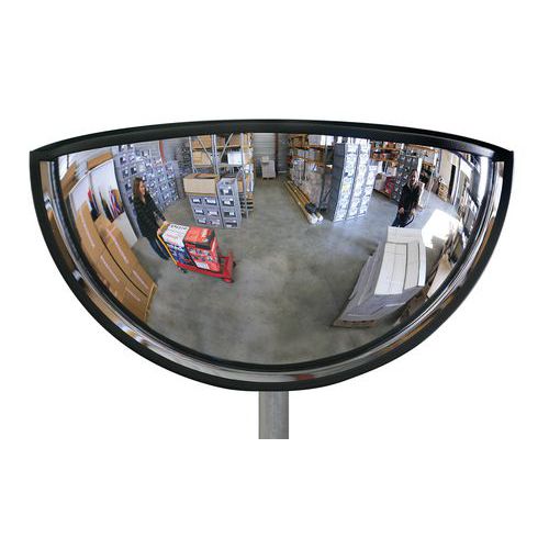 Miroir Pour Magasin Miroir Convexe De Sécurité 30cm - Angle De Vision 180° - Acrylique - Pour Magasins, Bureaux Et Ateliers Miroir Demi Dôme Acrylique