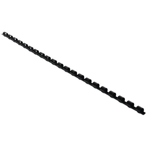 Peignes De Reliures Plastique 6mm A4 - Noir