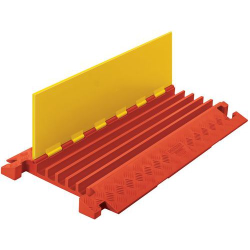 Protec. Câble 5 Canaux Heavy Duty 51x91x6cm Jaune/orange