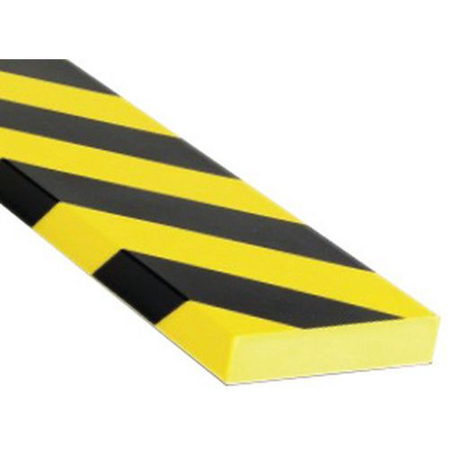 Profilé De Protection Noir/jaune Type S En 10x1m