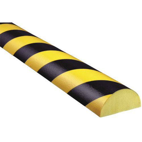 Profilé De Protection Noir/jaune Type C+ En 10x1m