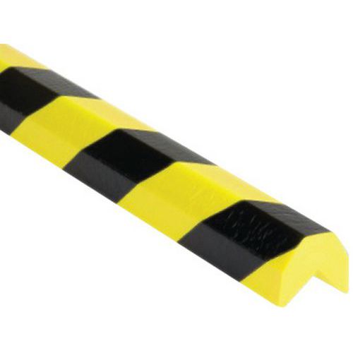 Profilé De Protection Noir/jaune Type Aa En 10x1m
