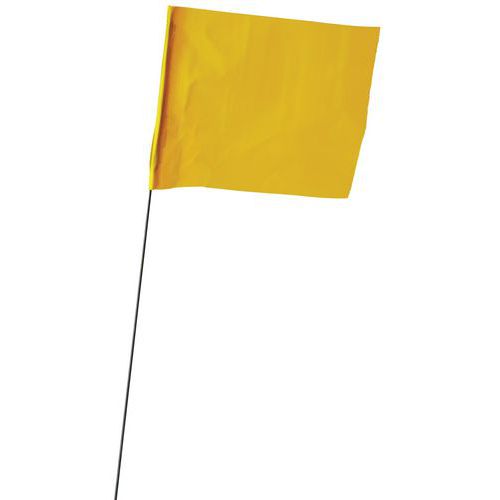 Drapeaux De Repérage 53 Cm Jaune Fluo