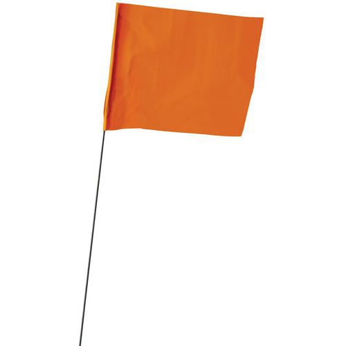 Drapeaux De Repérage 53 Cm Orange Fluo