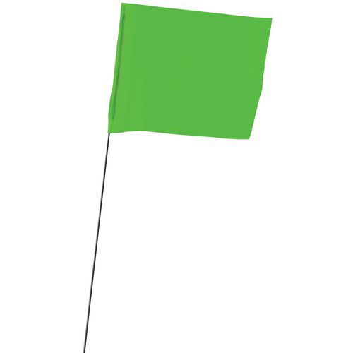 Drapeaux De Repérage 76 Cm Vert Fluo