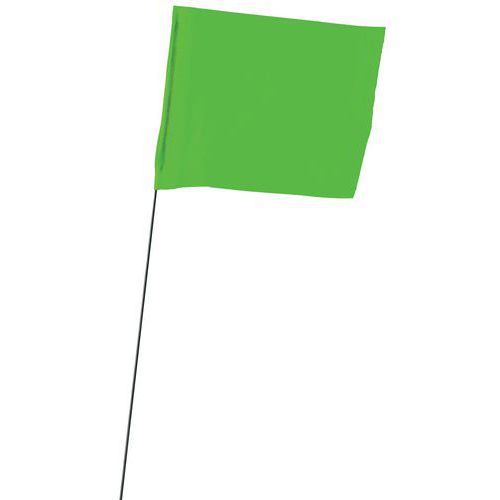 Drapeaux De Repérage 53 Cm Vert Fluo