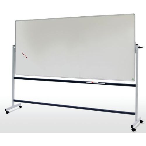 Pivotant Horizontal Ã‰mail Blanc Projection/blanc Feutre 120x150 Encadrement Gris