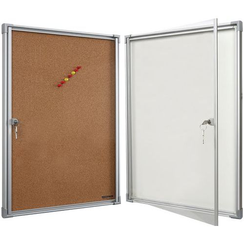 Vitrine D'affichage Extra Plate Métal 2a4 Plexiglas