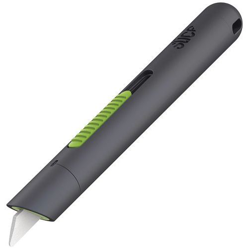 Slice - Stylo Cutter Lame Céramique Autorétractable - Coupe 11mm - Couteau Sécurité Multifonction