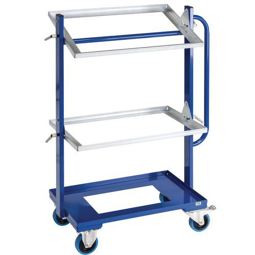Chariot Acier Pour Bacs Norme Europe 800x415x1100 Mm