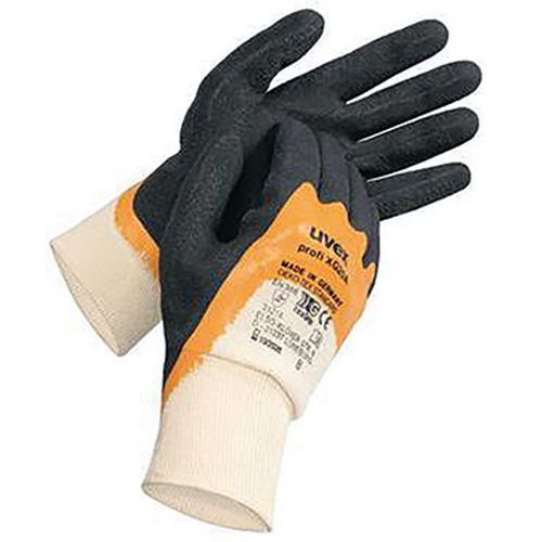 Guanti Da Lavoro Professionali Uvex Profi Ergo XG 20A – Rivestiti In NBR, Antiscivolo, EN 388, Made In Germany