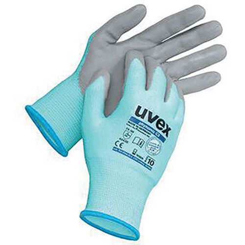 Uvex - Gants anticoupure Phynomic C3 - Taille 9 - Protection Coupure ISO B - Paume enduite polymère - 10 paires - Usage alimentaire