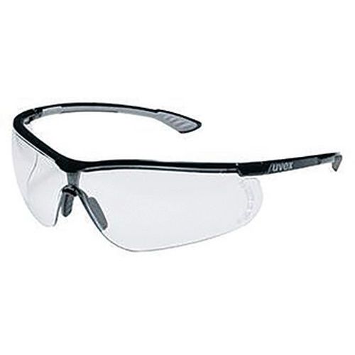 Uvex - Lunettes de protection Sporstyle - Gris/Noir - Antirayures, antibuée, anti-UV - Polycarbonate