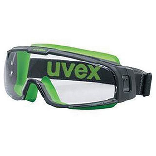 Uvex - Lunettes-masque U-sonic Vert - Antirayures Antibuée Anti-UV - Polycarbonate - 72g