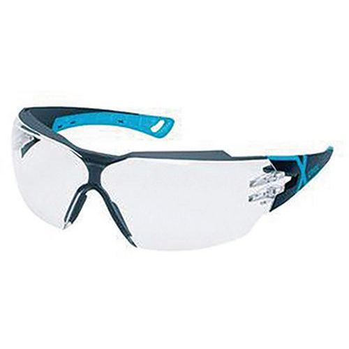 Uvex - Lunettes de protection Pheos Cx2 - Bleu - Antirayures, antibuée, anti-UV - Polycarbonate - CE
