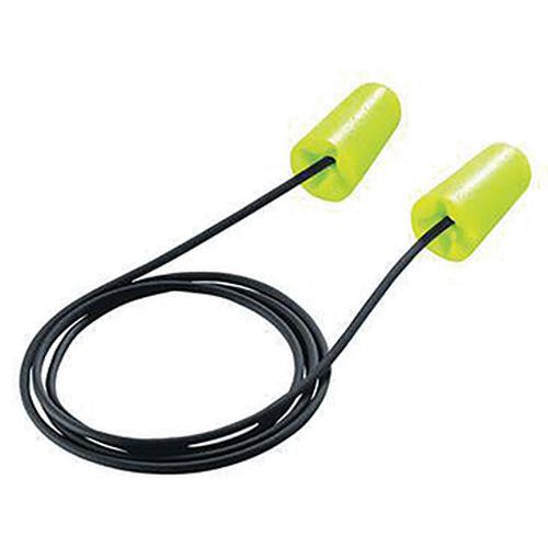 Uvex - Bouchons d'oreille jetables X-fit avec cordon - Mousse, 37 dB, 100 paires, Vert clair - Protection auditive EPI
