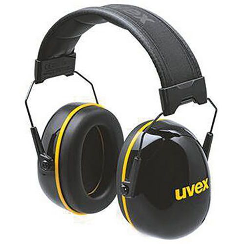 Uvex - Coquilles antibruit K20 pliable - 33 dB - Noir/jaune - EPI