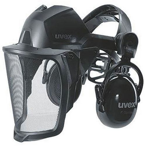 Uvex - Protection faciale Pheos Faceguard avec visière métal - EPI - Conforme EN 1731