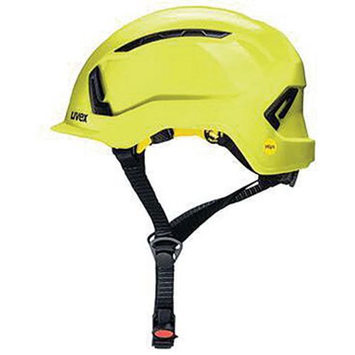 Uvex - Casque haute-visibilité Pronamic Alpine Mips Jaune - Taille 51-63 cm - Protection et Confort