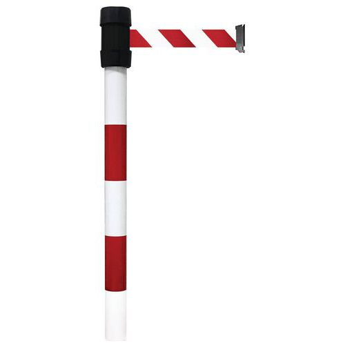 Poteau à Sangle 4m Rouge Et Blanc