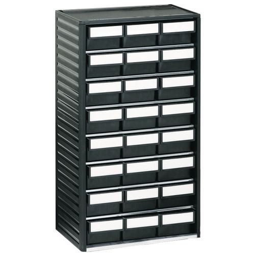 Armoire Tiroirs Transparents 24 Tiroirs