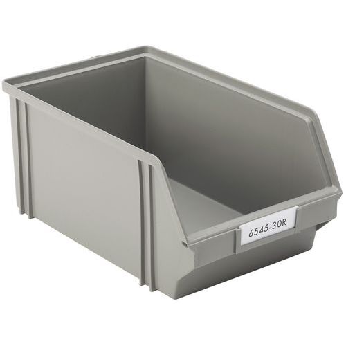 Bac à Bec En Plastique Recyclé 72l Gris Ã‰tiquette Fournie