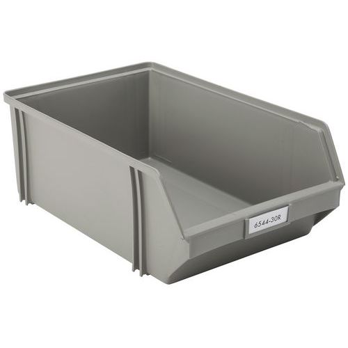 Bac D'étagère Plastique Recyclé 500x310x180mm 188l Gris