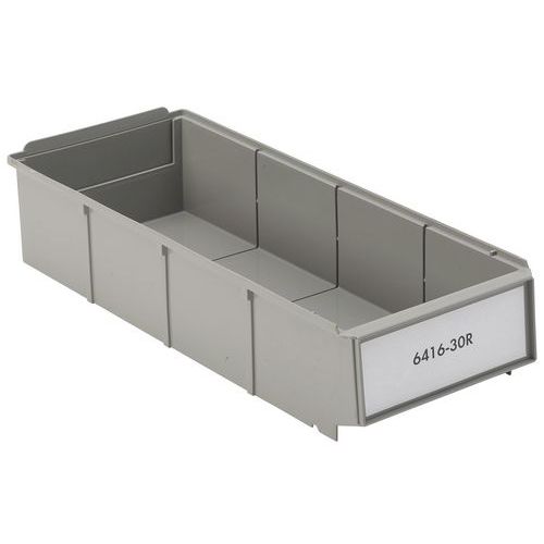 Bac D'étagère Kennoset En Plastique Recyclé 40l Gris