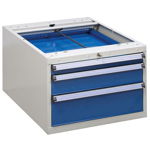 Bloc-tiroirs 55/37-1 3 Tiroirs (1x501x1001x150)