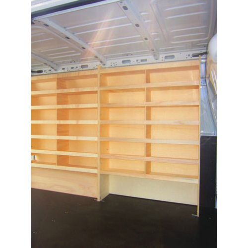 Meubles gauches pour Renault Master L2H2 L3H2 - Peuplier 6 tablettes - 1790mm hauteur