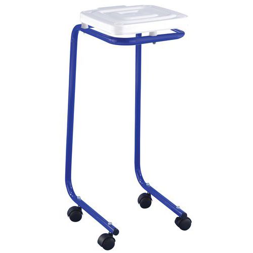 Support Sac-poubelle Mobile Avec Couvercle